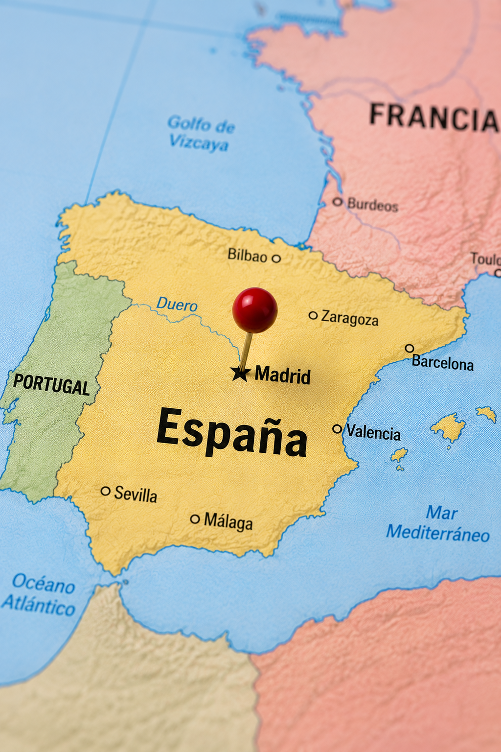 Mapa España Mariachis en Madrid