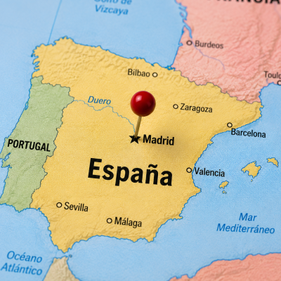 Mapa España Mariachis en Madrid